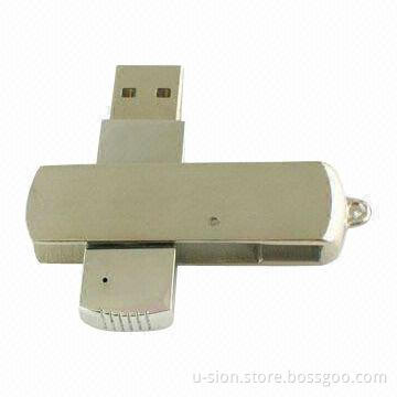 Spinning Secure USB Flash Drive with Password Encryption Function and Up to 16GB Capacity
